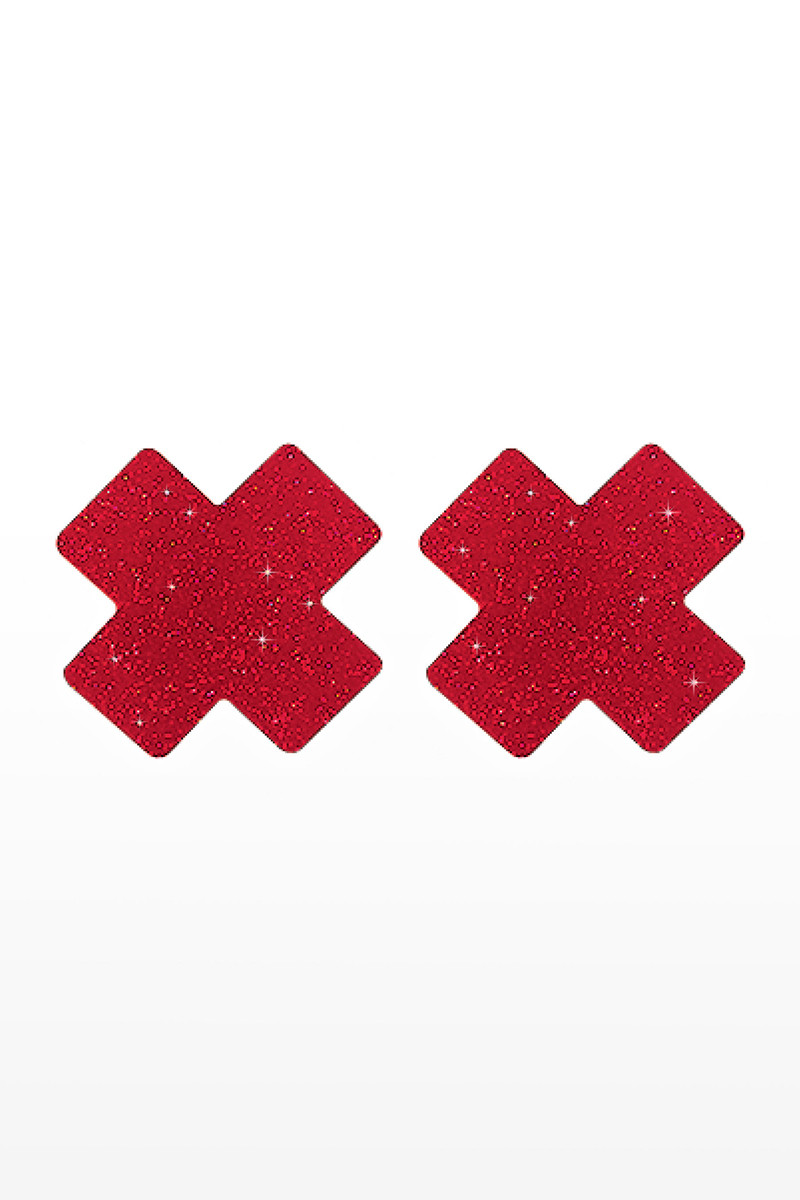 Caches mamelons Nipple X Covers rouge