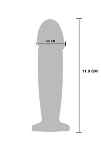 Plug vibrant en métal The Intruder