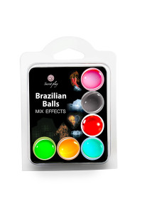 6 Brazilian balls avec effets différents