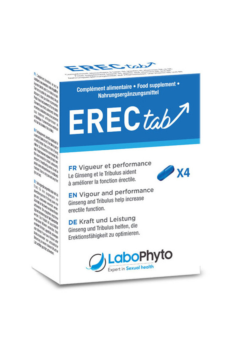 Erectab (4 comprimés) - Stimulant sexuel 