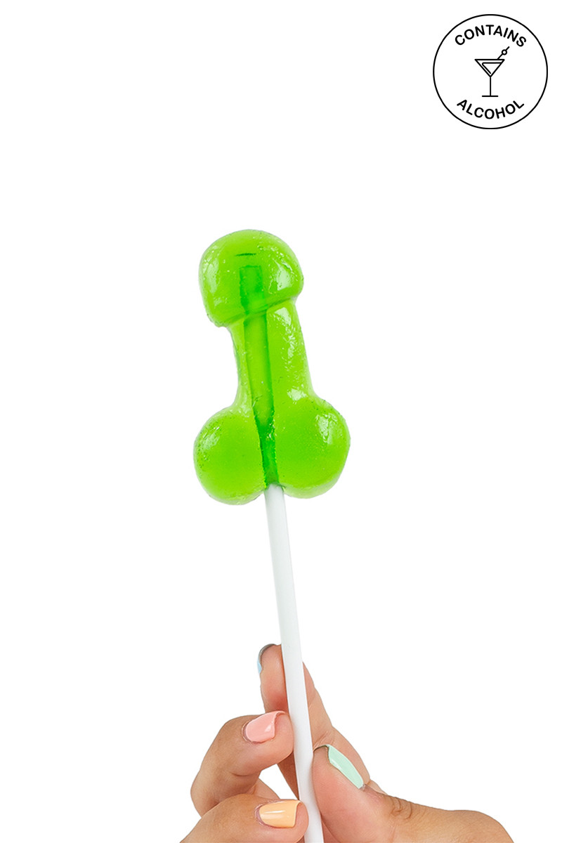 Sucette pénis Caipirinha avec alcool