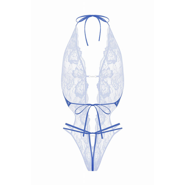 Body string ouvert Renee bleu - Christine