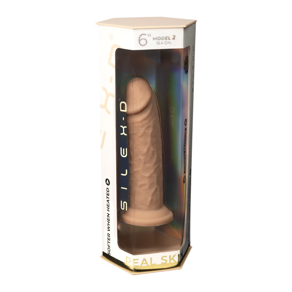 Gode Real Skin Model 2 flesh 15,4 cm - SilexD
