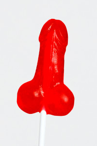 Sucette pénis fraise - Secret Play