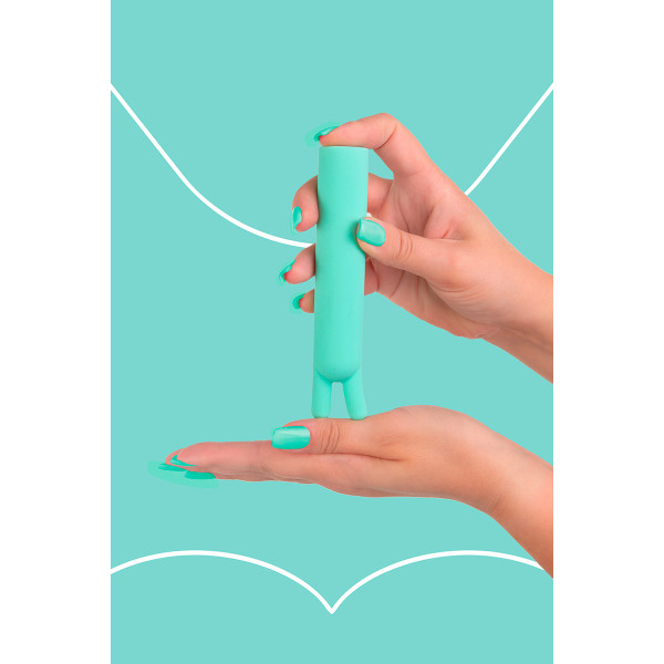 Mini vibro rechargeable BlissStars vert - FairyGasm