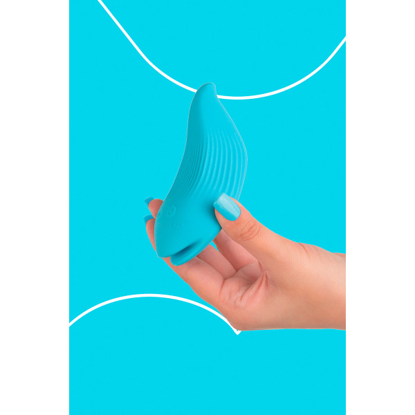 Mini vibro rechargeable DelightfulWave bleu - FairyGasm