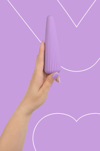 Vibro rechargeable IcyCone violet - FairyGasm