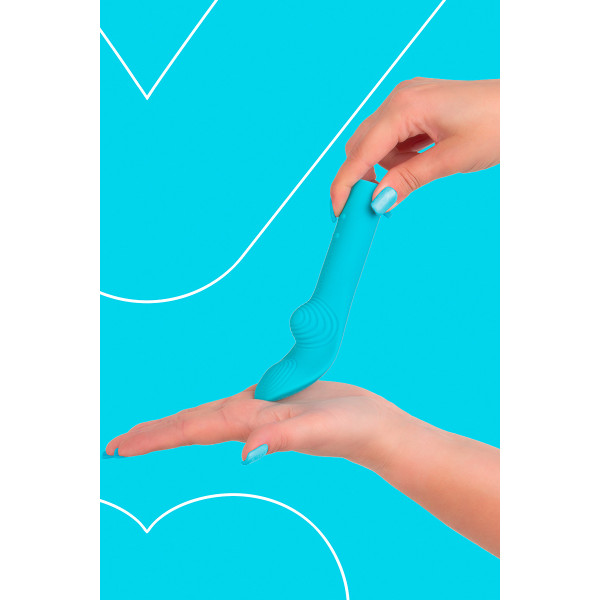 Vibro rechargeable LunaCharm bleu - FairyGasm