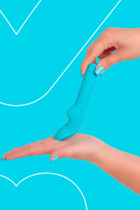 Vibro rechargeable LunaCharm bleu - FairyGasm
