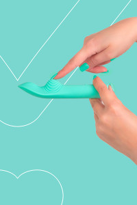 Vibro rechargeable LunaCharm vert - FairyGasm