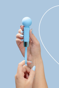 Mini vibro rechargeable Pearlstasy bleu - FairyGasm