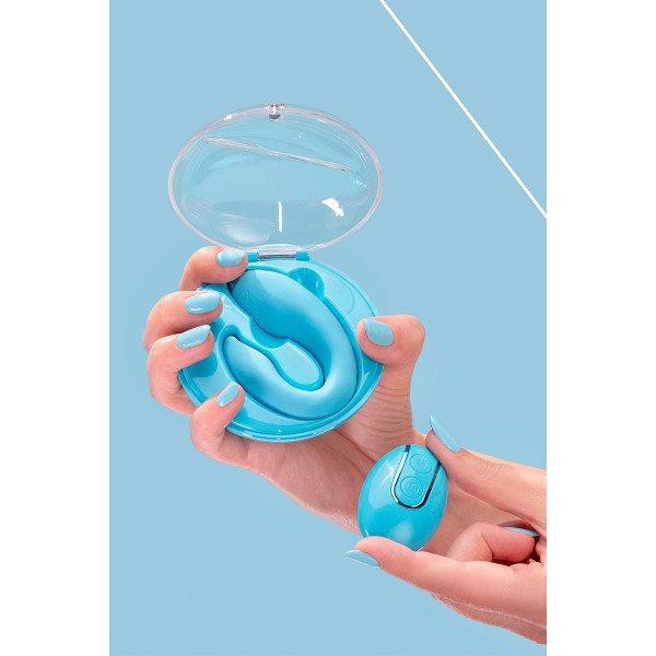 Vibro pour couples PleasureBerry bleu - FairyGasm