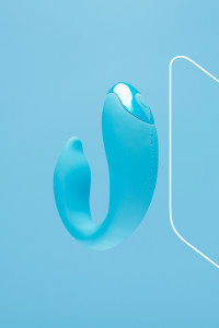 Vibro pour couples PleasureBerry bleu - FairyGasm