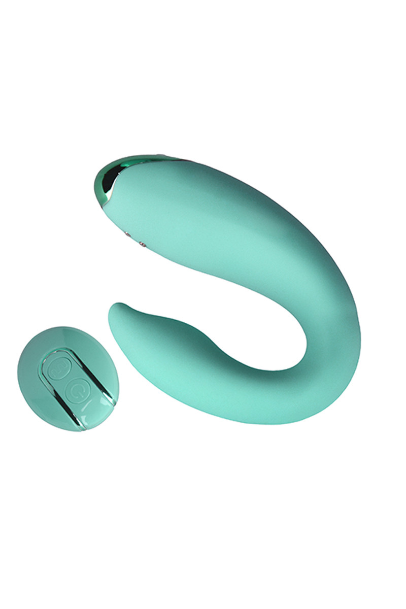 Vibro pour couples PleasureBerry vert - FairyGasm