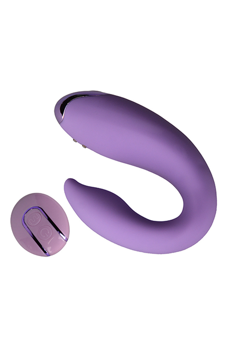 Vibro pour couples PleasureBerry violet - FairyGasm