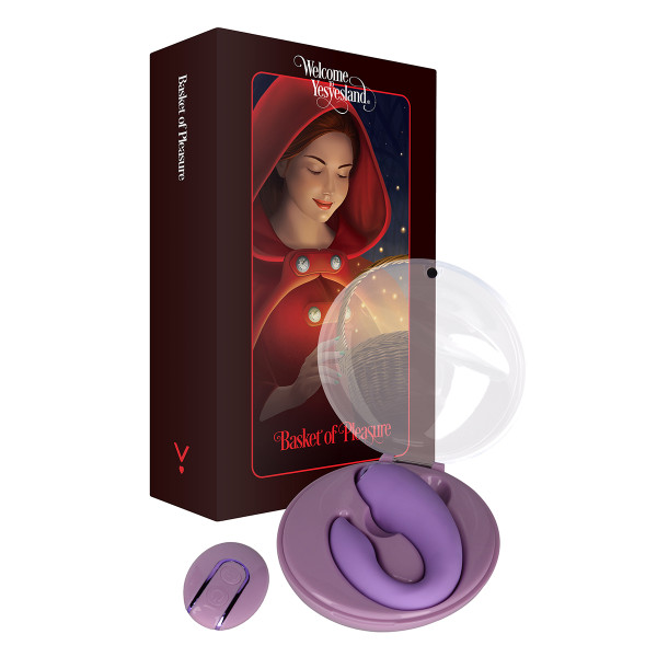 Vibro pour couples PleasureBerry violet - FairyGasm