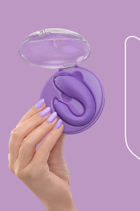 Vibro pour couples PleasureBerry violet - FairyGasm
