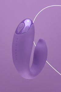Vibro pour couples PleasureBerry violet - FairyGasm