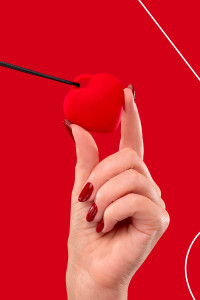 Stimulateur pendentif PleasureStone rouge - FairyGasm