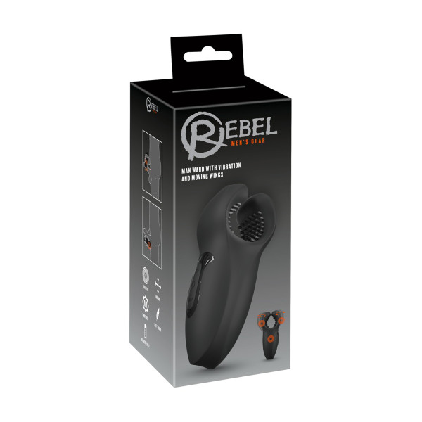 Masturbateur à ailettes vibrantes - Rebel