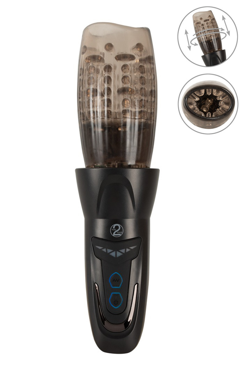 Masturbateur vibrant rotatif et va-et-vient - You2toys