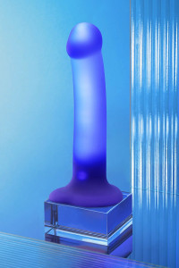 Dildo lumineux violet - Strap-On-Me