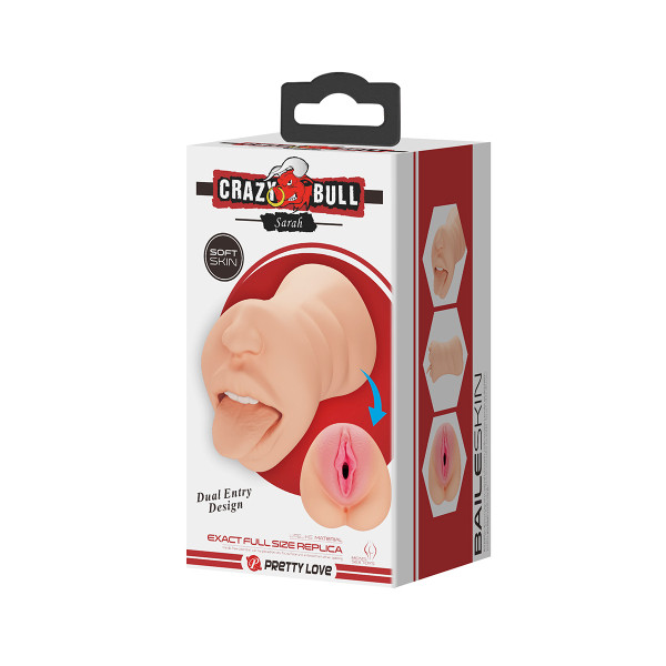 Masturbateur réaliste Sarah bouche et vagin