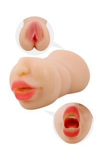 Masturbateur réaliste Zoey bouche et vagin