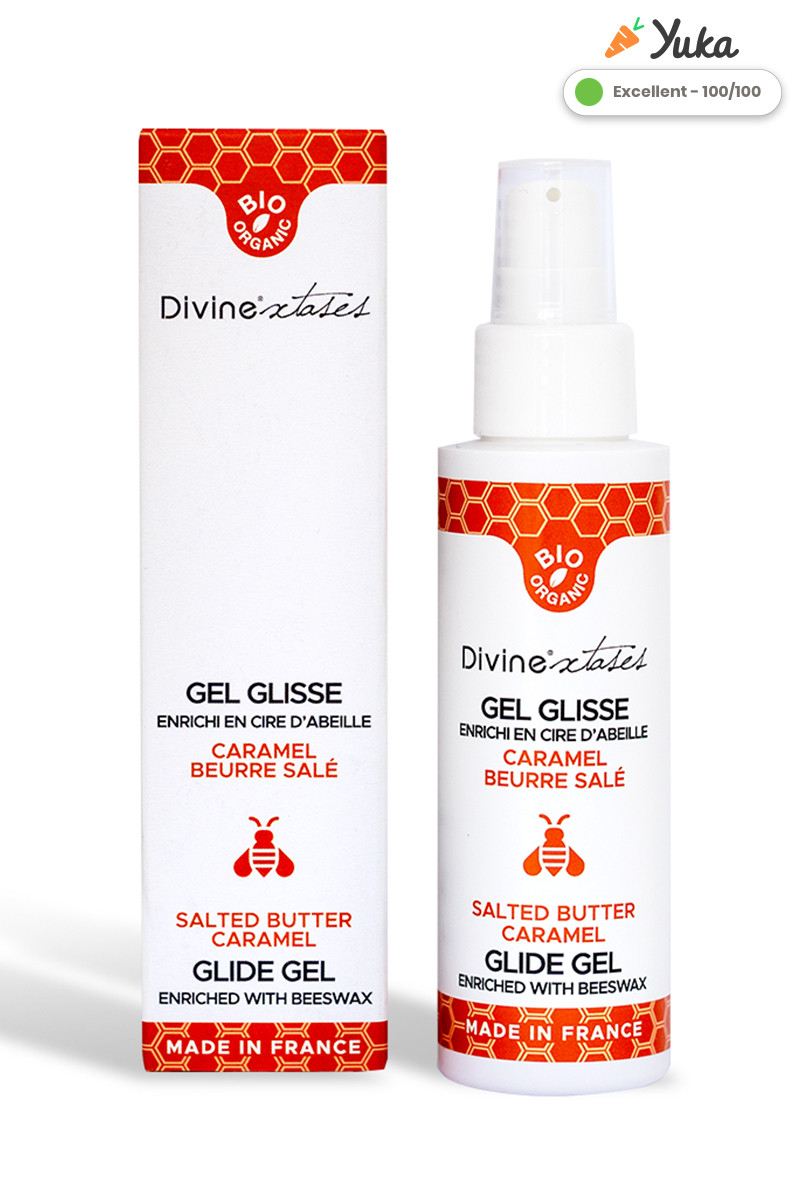 Lubrifiant Bio caramel beurre salé 100ml - Divinexstases