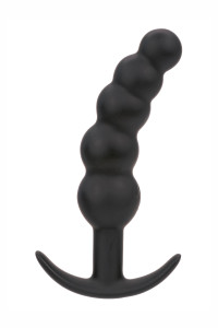 Plug anal Vibrant avec 5 perles - Calexotics