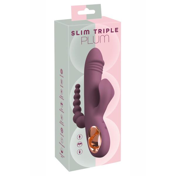 Vibro slim triple plum - You2toys