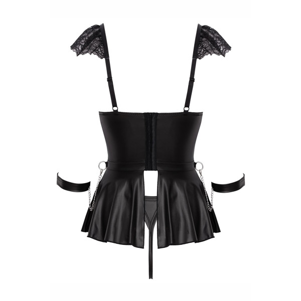 Ensemble 3 pièces lingerie Fetish - Cotelli Bondage