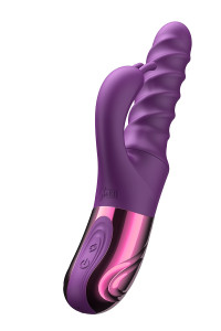 Vibro Swirl Rabbit Thrusting Vibrator - She.E.O