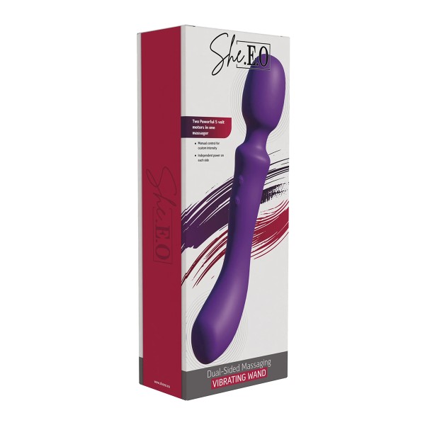 Vibromasseur 2 en 1 - She.E.O