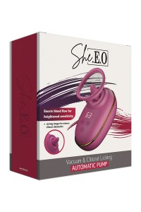 Pompe clitoridienne avec léchage et vibrations - She.E.O
