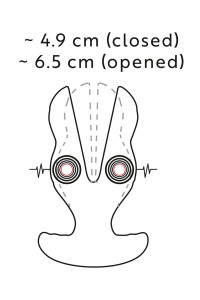 Plug anal  E-Stim RC Power Expander Plug - Anos