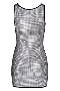 Mini robe maille et strass - Cottelli PARTY