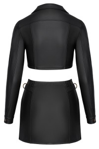 Ensemble top et jupe courte noir - Cottelli PARTY 