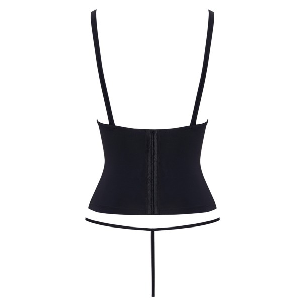 Ensemble corset seins nus noir - Cottelli PARTY 