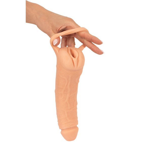 Extension de pénis  23,8 cm + Masturbateur - Nature Skin