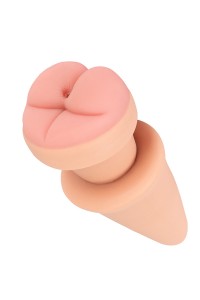 Extension de pénis + plug anal - Nature Skin