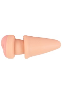 Extension de pénis + plug anal - Nature Skin