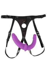 Double Strap-On ultra doux - Sweet Smile