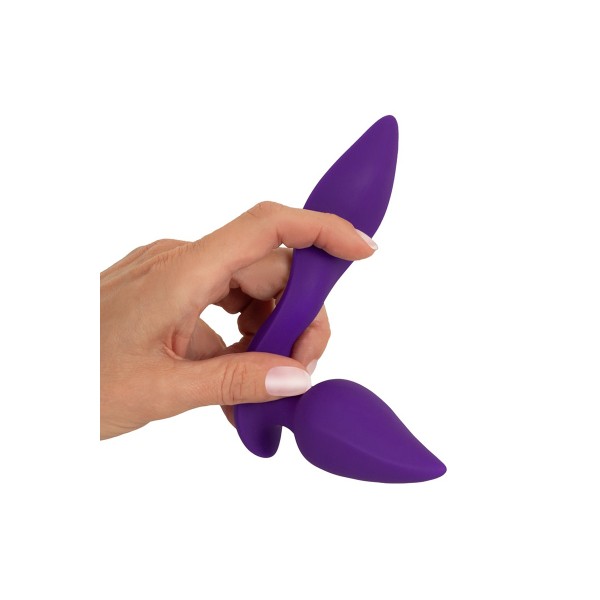 Plug et stimulateur externe vibrant 2 en 1 - Sweet Smile