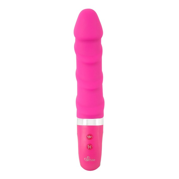 Vibro chauffant rechargeable 22,8 x 4 cm - Sweet Smile