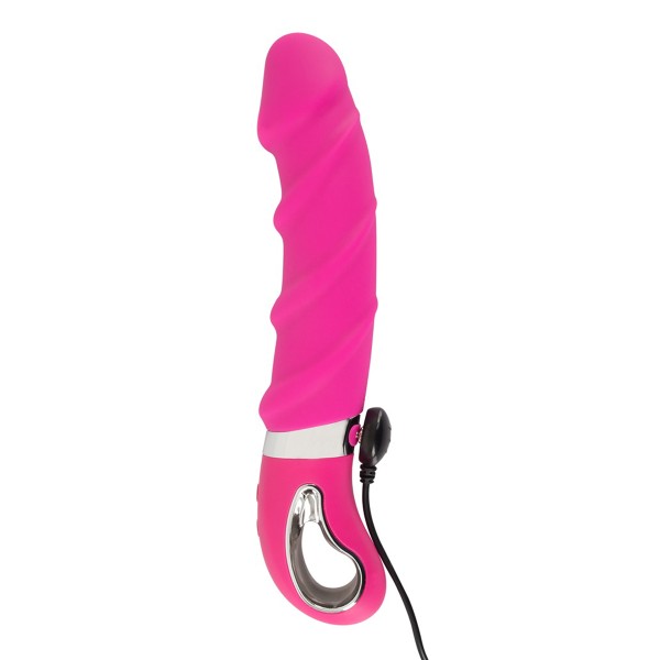 Vibro chauffant rechargeable 22,8 x 4 cm - Sweet Smile