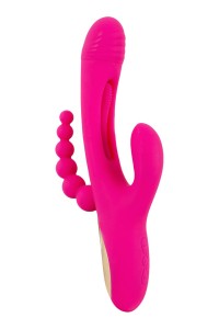 Triple vibro avec langue oscillante - Sweet Smile