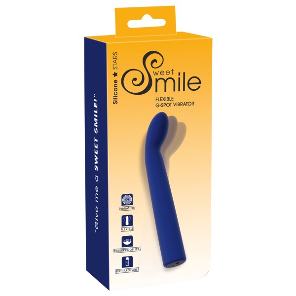 Vibro point G flexible 18,6 x 2,5 cm - Sweet Smile