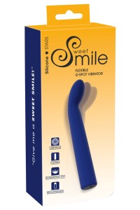 Vibro point G flexible 18,6 x 2,5 cm - Sweet Smile