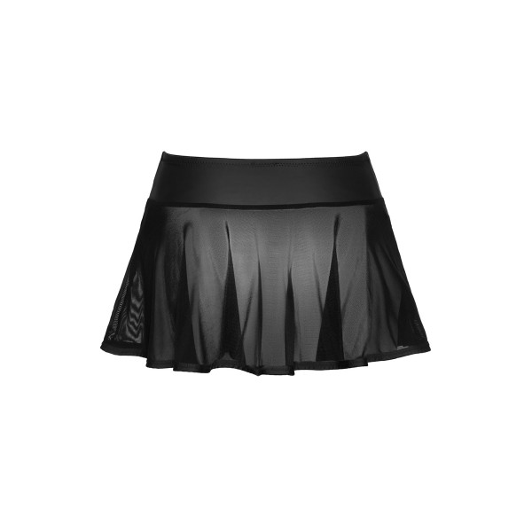Mini-jupe noire transparente - Cottelli PARTY